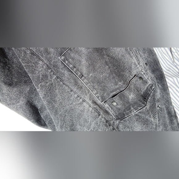 THE AUSTRALIAN OUTBACK COLLECTION EUC MENS SIZE MEDIUM DENIM DUSTER LONG COAT - Picture 7 of 10